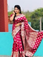 Indian soft katan sharee - Image 2