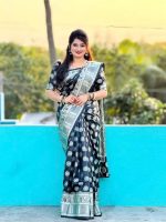 Indian soft katan sharee - Image 3