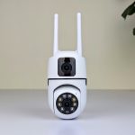 New V380 Mini Indoor PTZ Dual Lens Camera 4MP HD Smart Home WiFi Security for Baby Monitor Indoor Network Dual Lens Camera - Image 4
