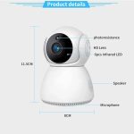 CCTV Camera V380 Pro HD 1080P WiFi 360° Viewing Area Security Camera - Image 3