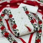 কাশ্মীরী আড়ি এম্ব্রডারী থ্রি-পিচ - Image 4