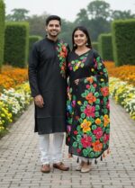 Panjabi Three Piece Couple Set - Image 2