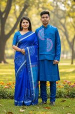 Sharee Panjabi Couple with Koti - Image 5