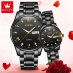 Olevs 5563 CHAIN WATCH –( Black ) For Women - Image 3
